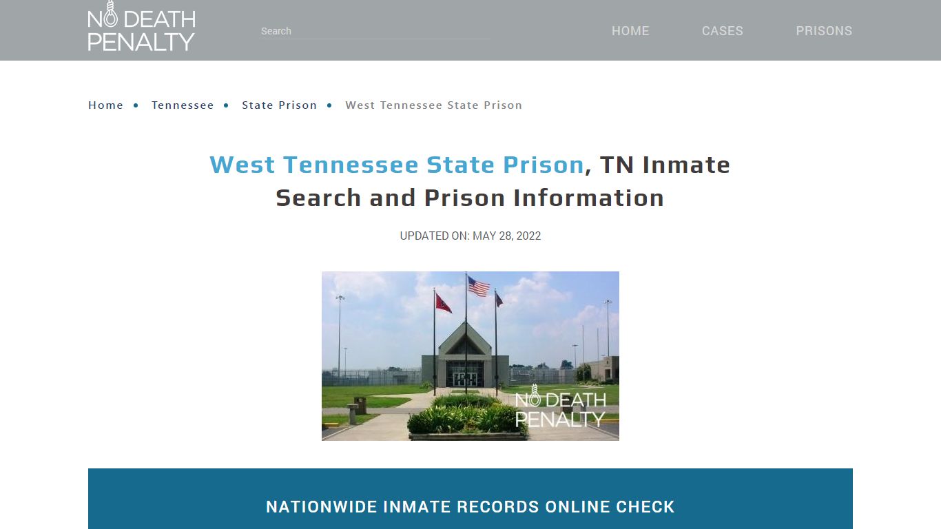 West Tennessee State Prison, TN Inmate Search, Visitation ...